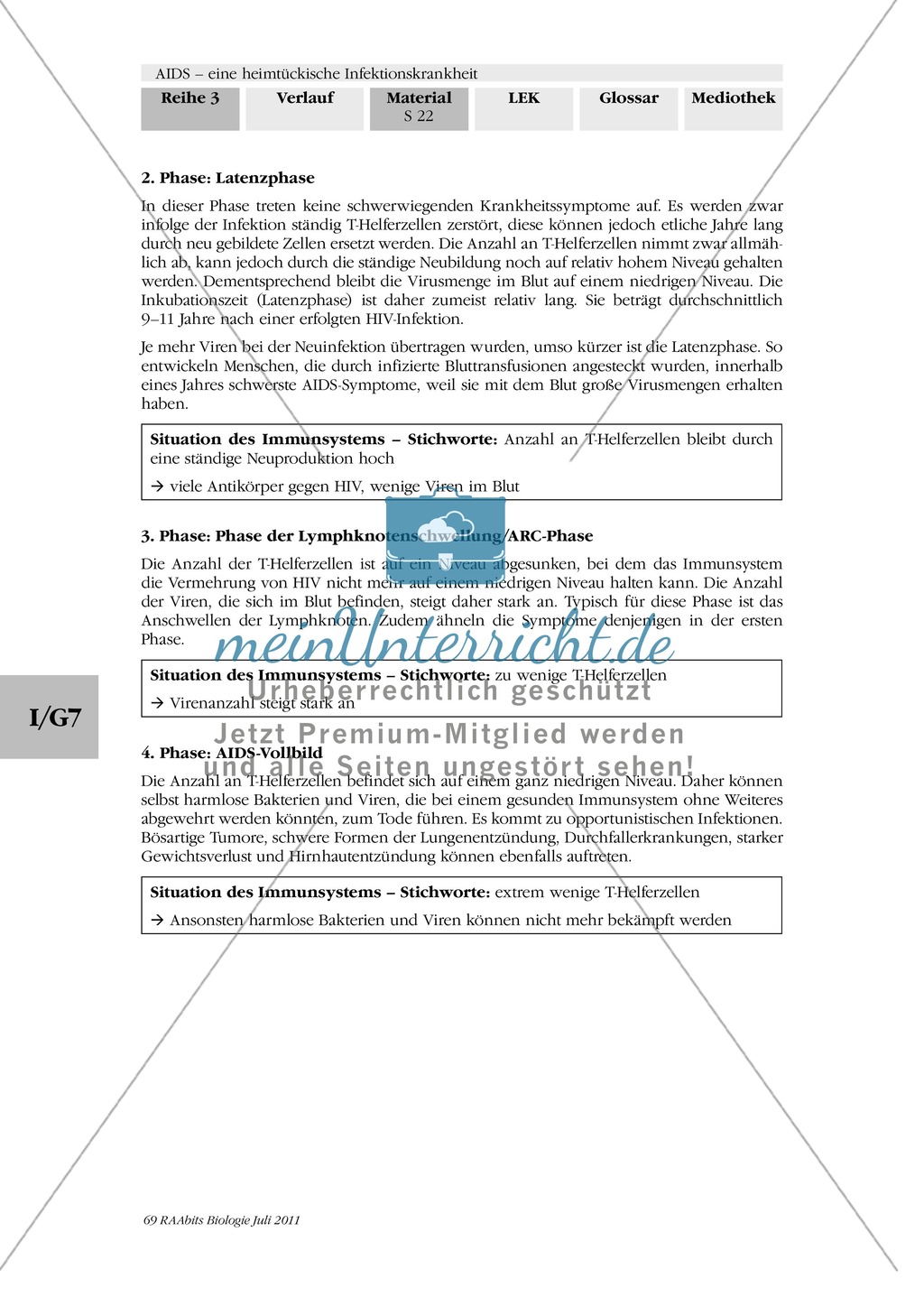 Immunabwehr: Gruppenarbeit, Text, Plakaterstellung Preview 8