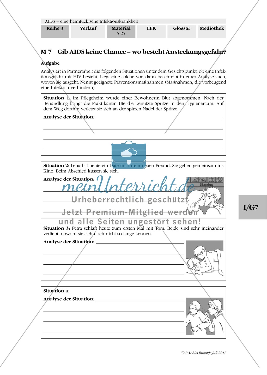 Infektionsrisiko und Ansteckungsgefahr bei HIV: Text Preview 3
