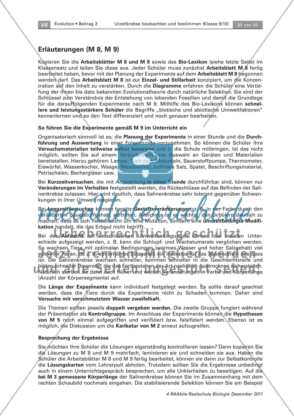 Anpassung der Salinenkrebse Preview 3