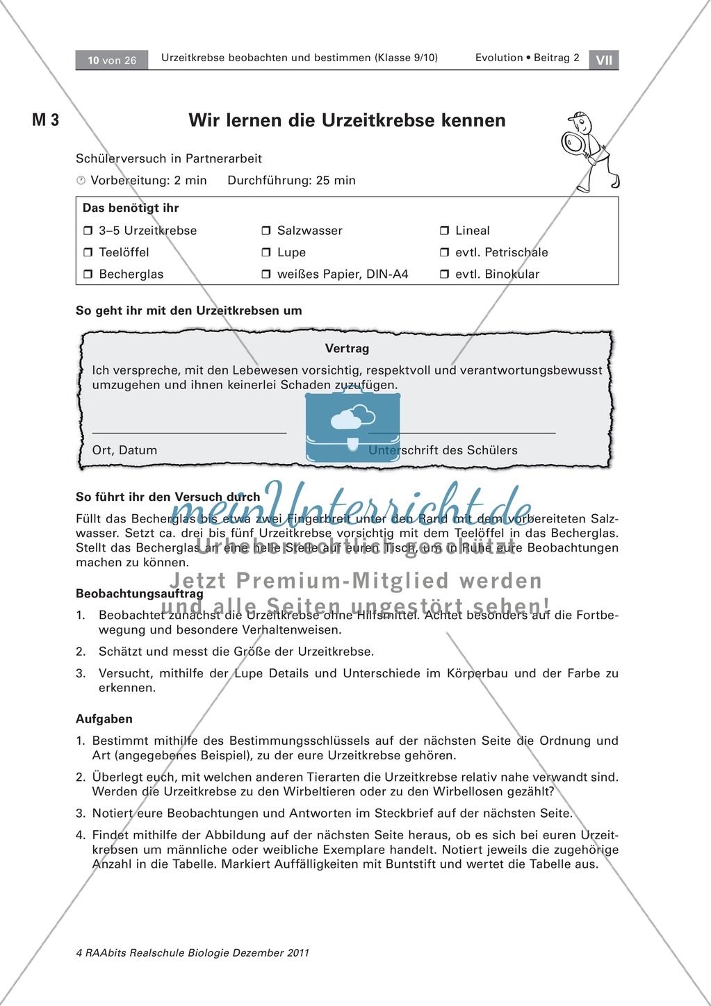 Evoultion - lebende Fossilien: Uhrzeitkrebse Preview 4
