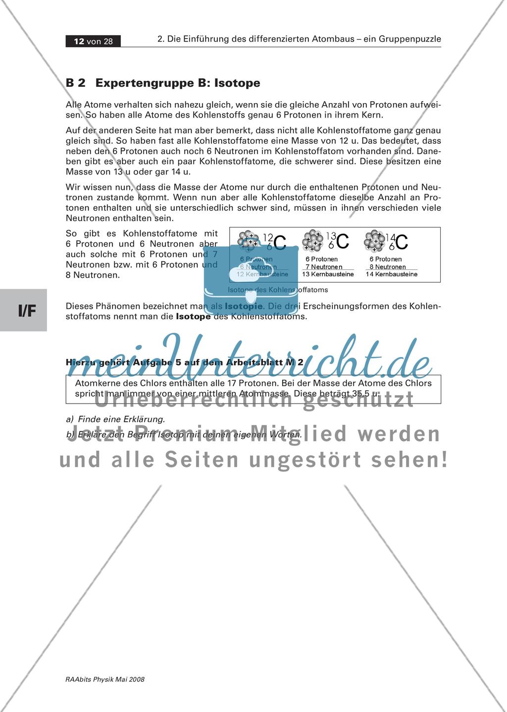Expertengruppe B: Der Atomkern Preview 4
