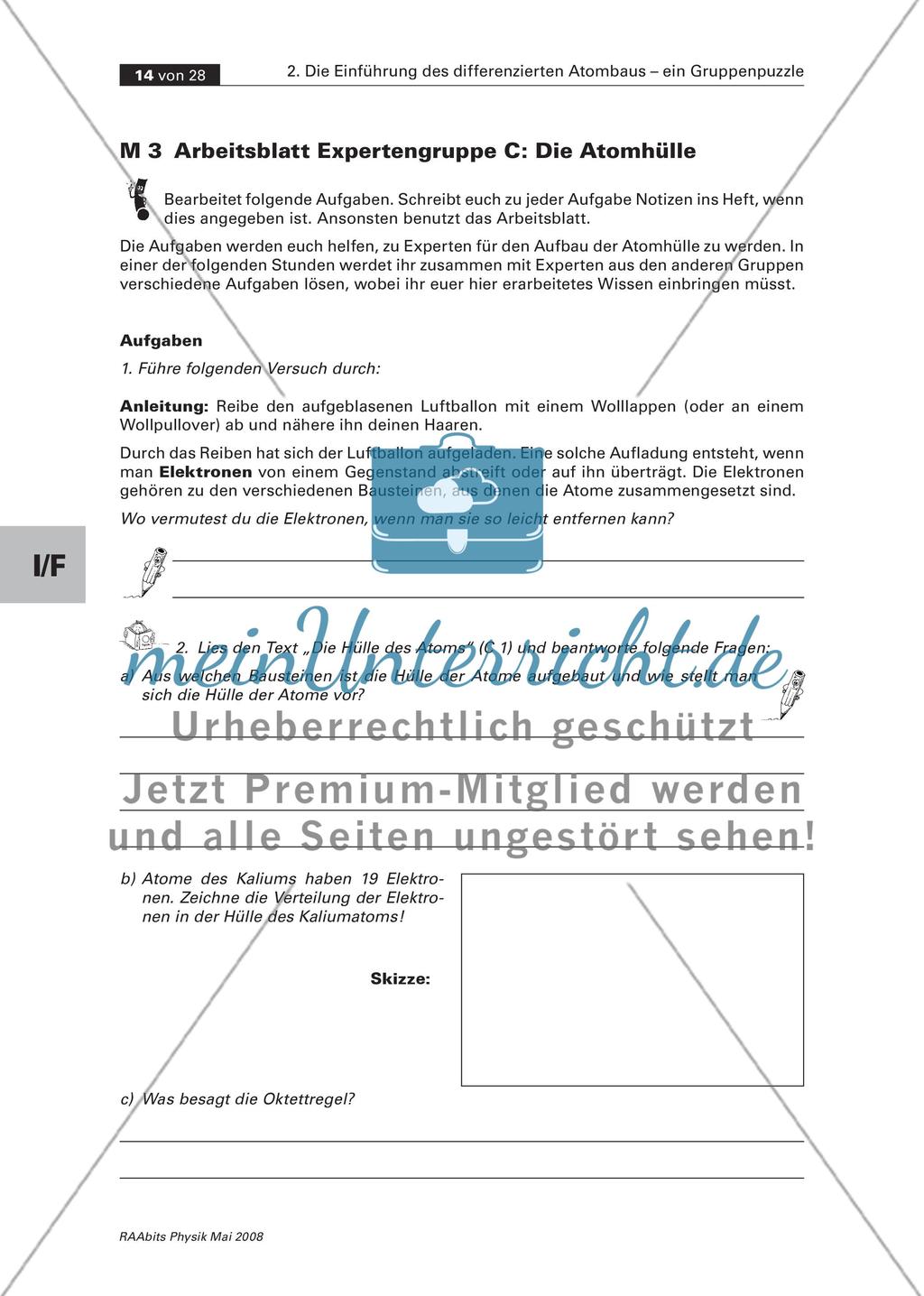 Expertengruppe C: Die Atomhülle Preview 1