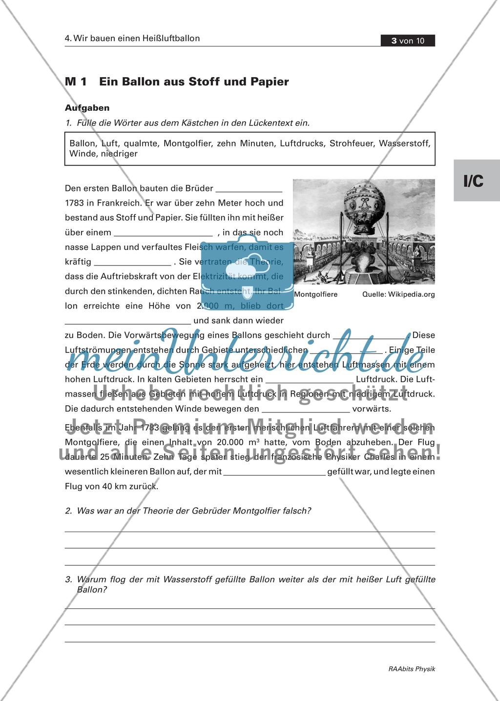 Auftrieb durch Gase Preview 1