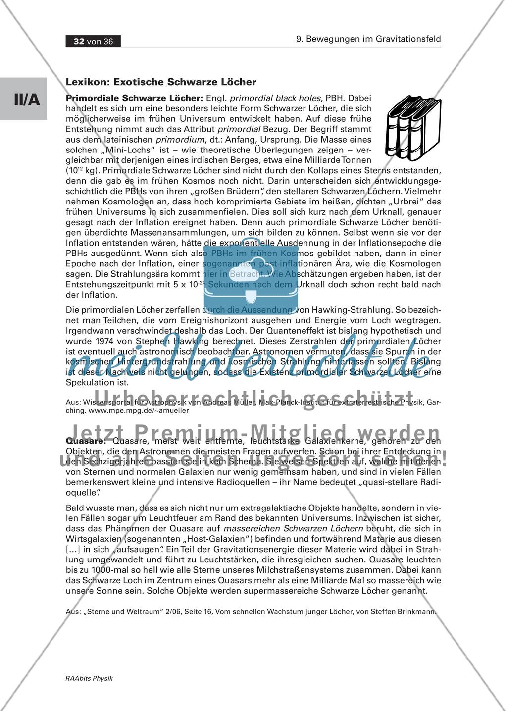 Der Schwarzschildradius – Einstieg in die Welt der Schwarzen Löcher Preview 4