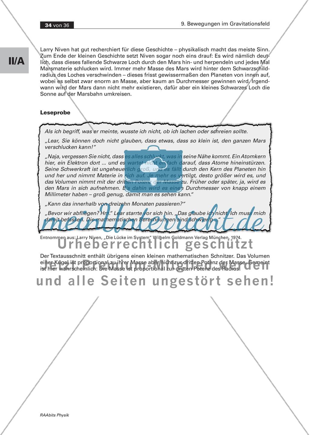 Der Schwarzschildradius – Einstieg in die Welt der Schwarzen Löcher Preview 6
