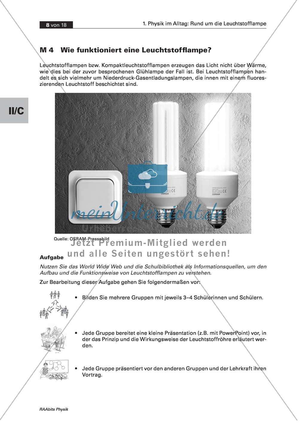 Die Leuchtstofflampe: Effizienz + Funktion Preview 5