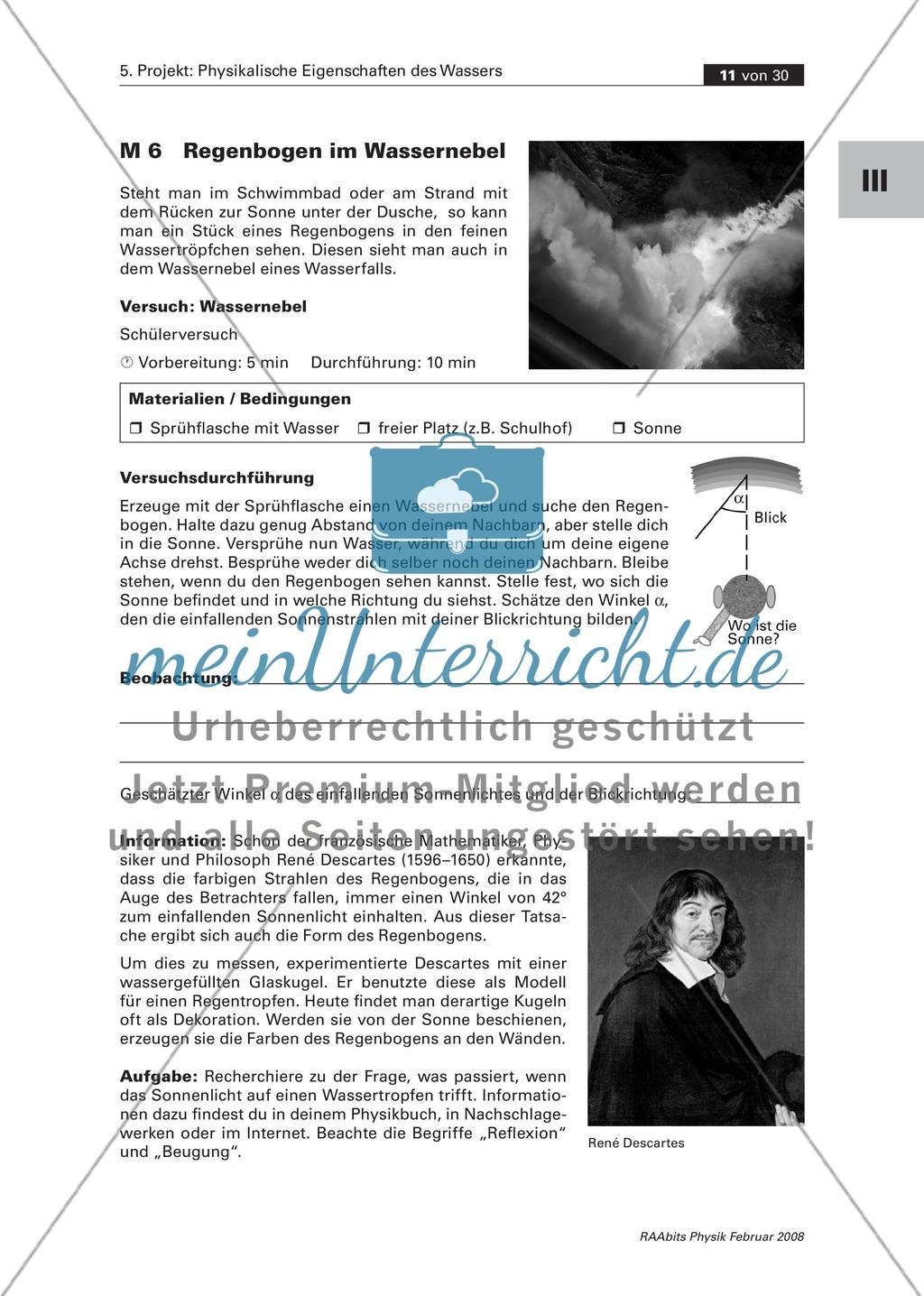 Regenbogen im Wassernebel Preview 1