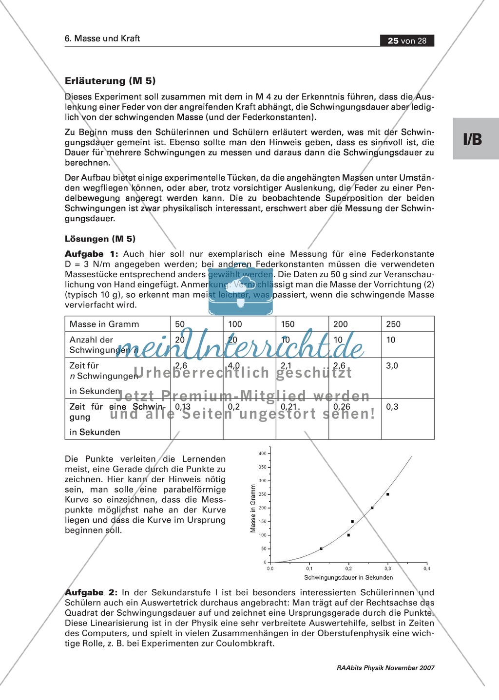 Masse und Kraft: Messungen - Arbeit an Stationen Preview 13