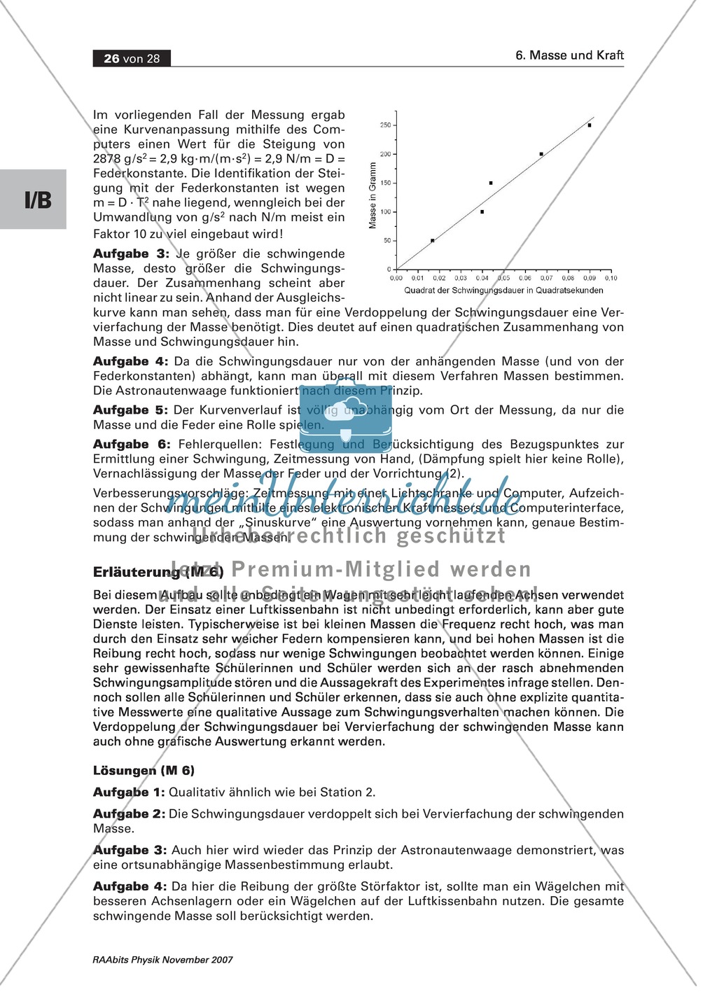 Masse und Kraft: Messungen - Arbeit an Stationen Preview 14