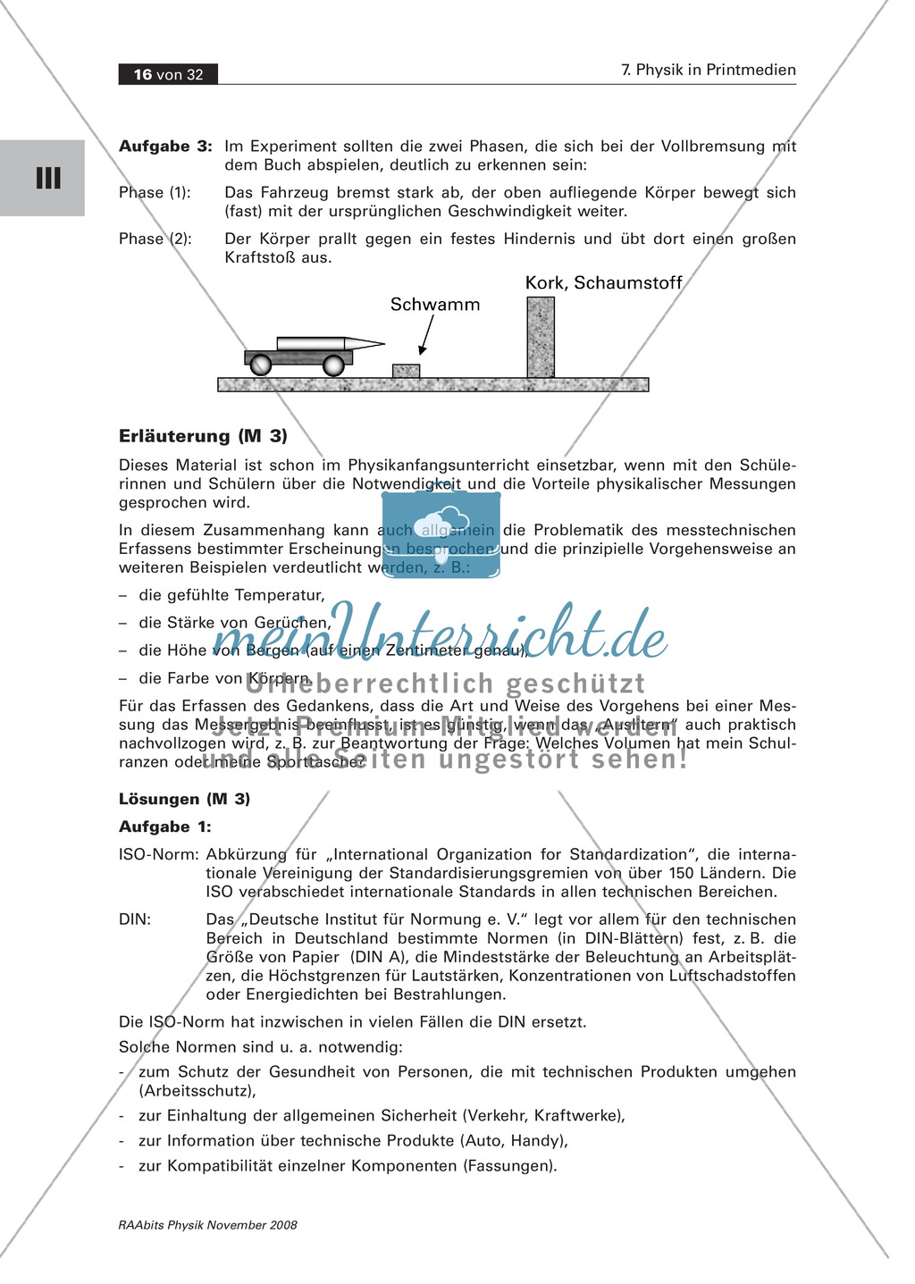 Physik im Alltag: Zeitungsausschnitt zu den Bewegungsgesetzen Preview 5