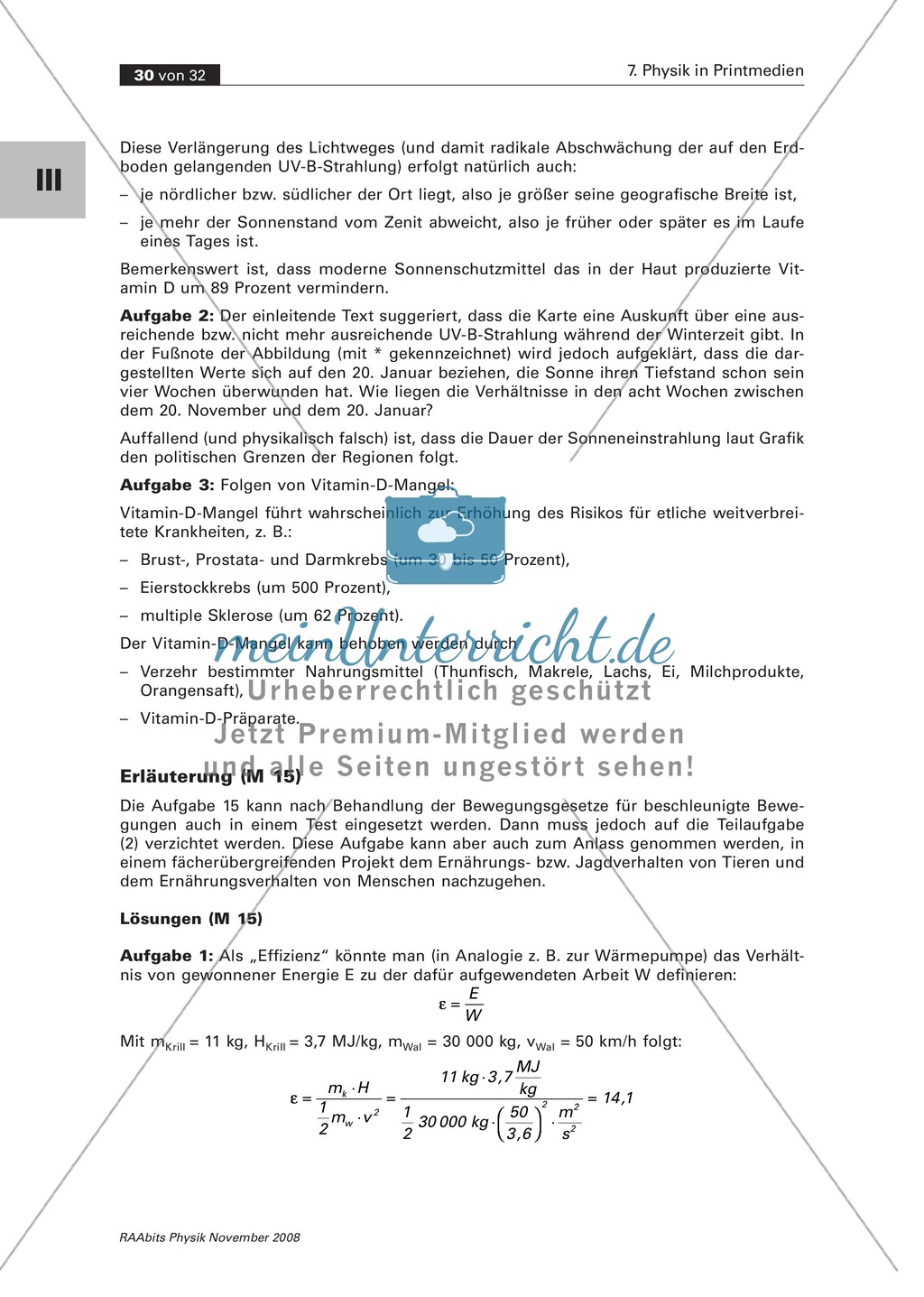Physik im Alltag: Zeitungsausschnitt zu den Bewegungsgesetzen Preview 8
