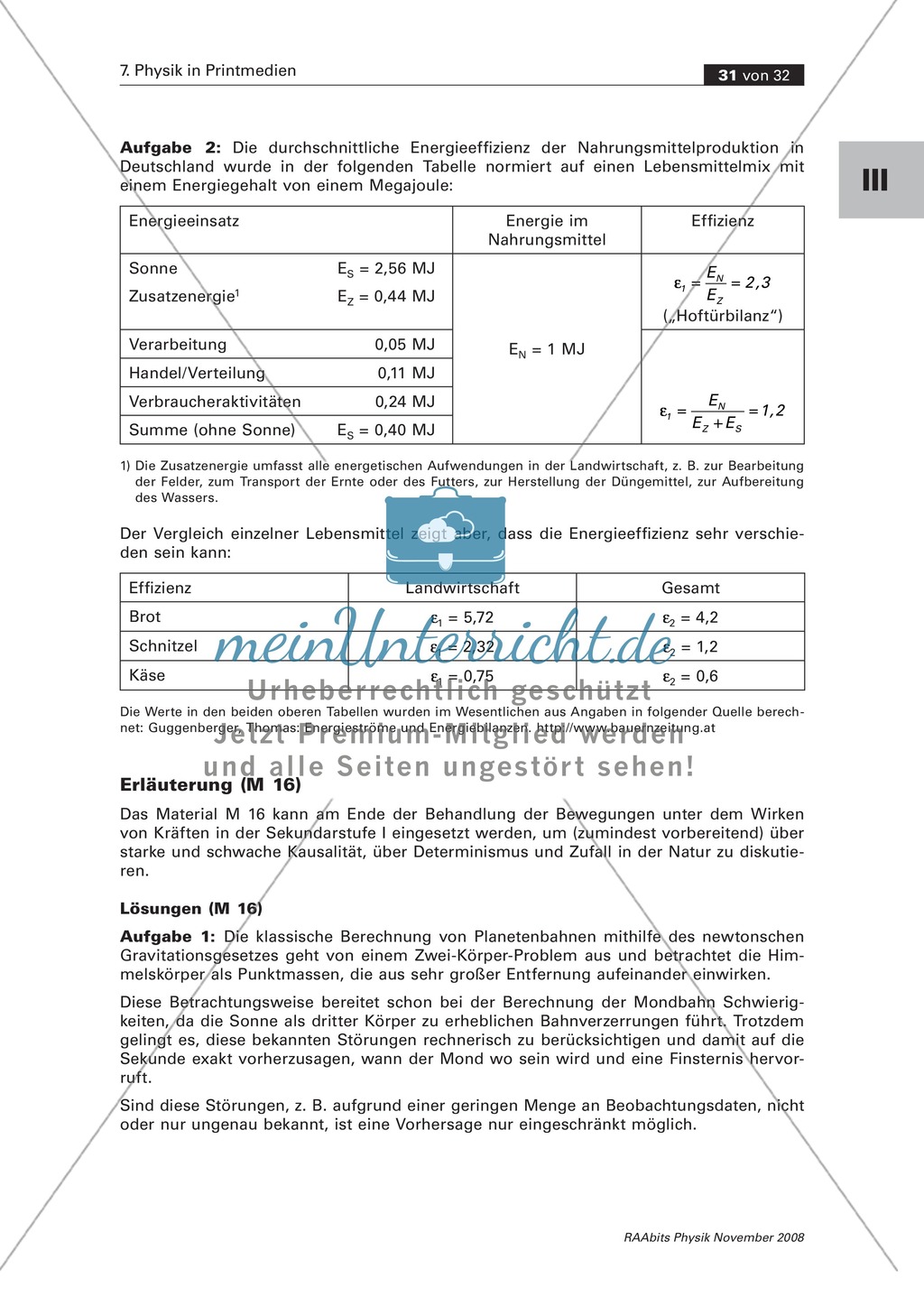 Physik im Alltag: Zeitungsausschnitt zu den Bewegungsgesetzen Preview 9