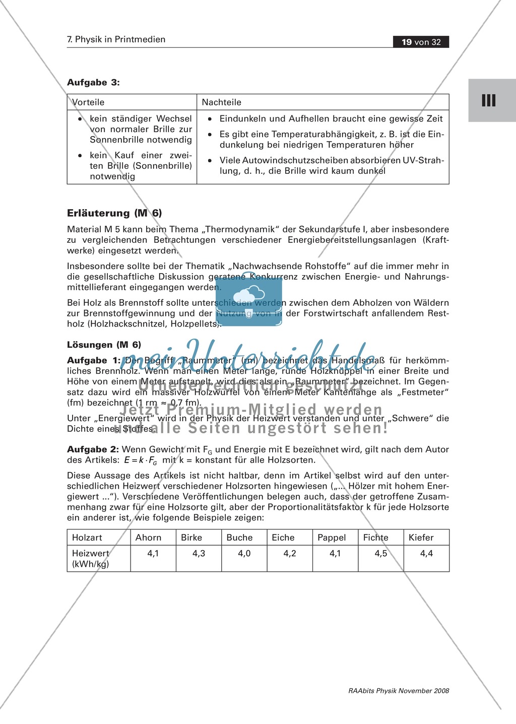 Physik im Alltag: Zeitungsausschnitt zu UV-A + UV-B + Lichtabsorption Preview 5