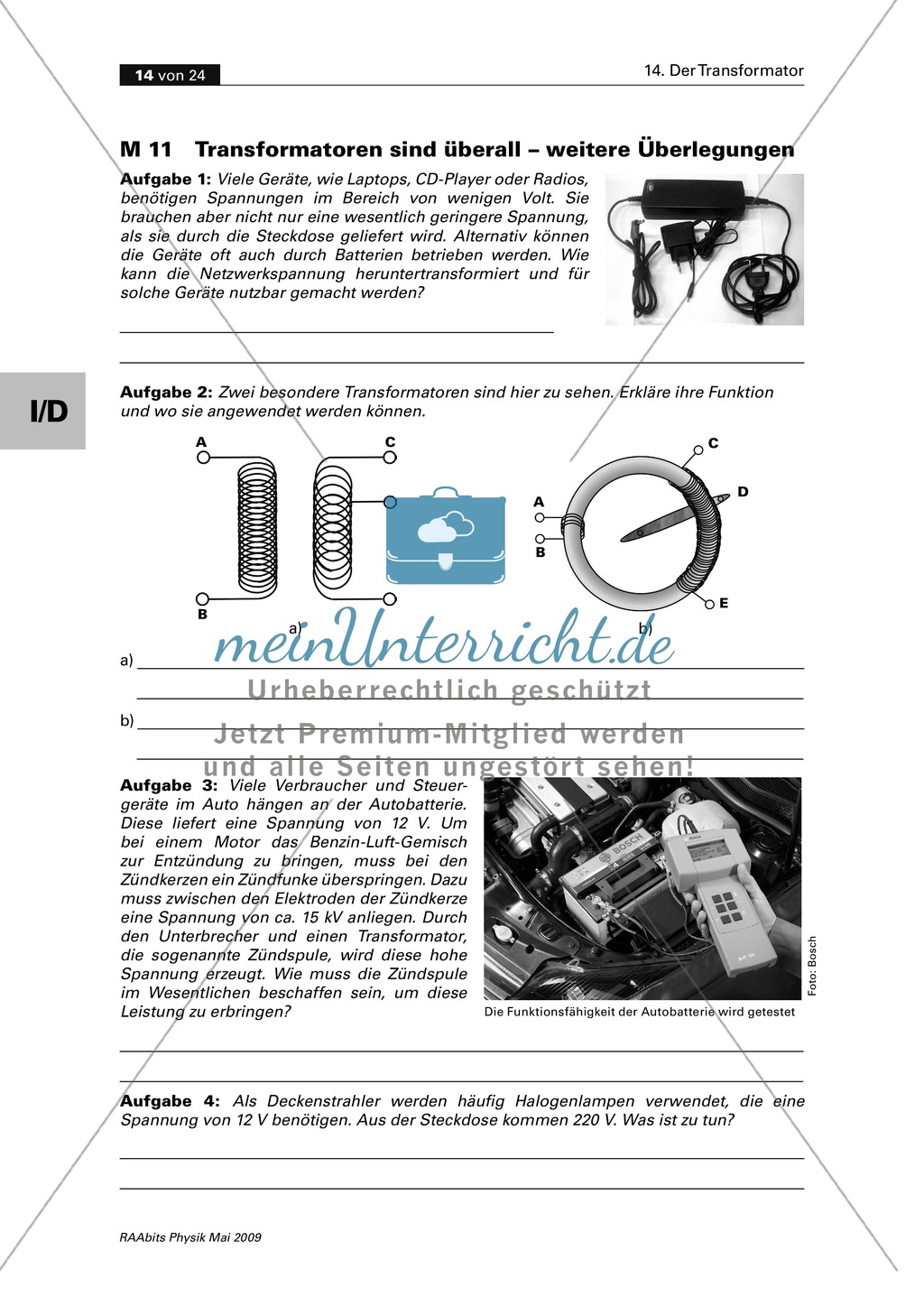 Den Transformator kennen lernen: Experimente mit selbst gebauten Spulen durchführen Preview 12