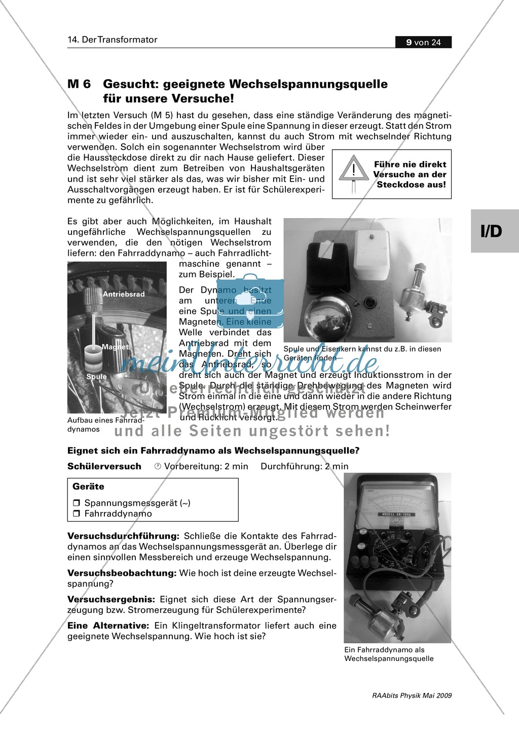 Den Transformator kennen lernen: Experimente mit selbst gebauten Spulen durchführen Preview 6