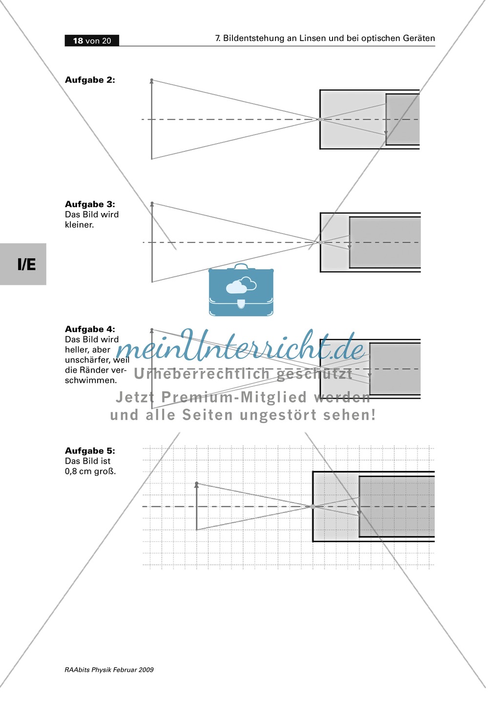 Die Lochkamera - Infomaterial, Bauanleitung, Aufgaben und Lösungen Preview 4