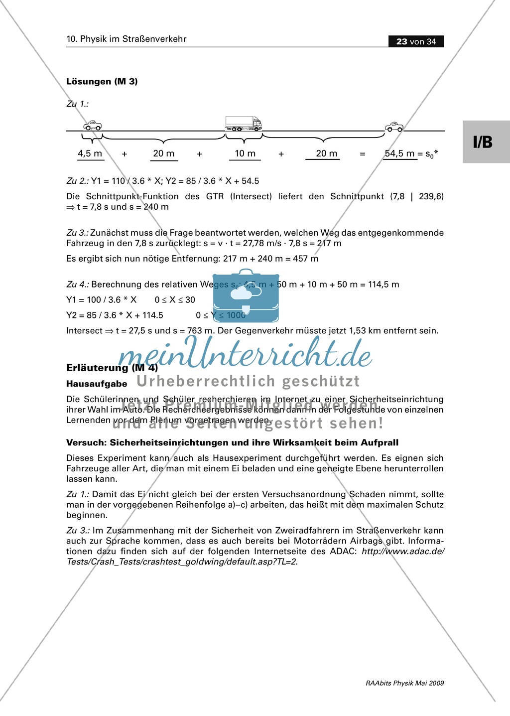 Straßenverkehr: Bremsvorgänge Preview 3