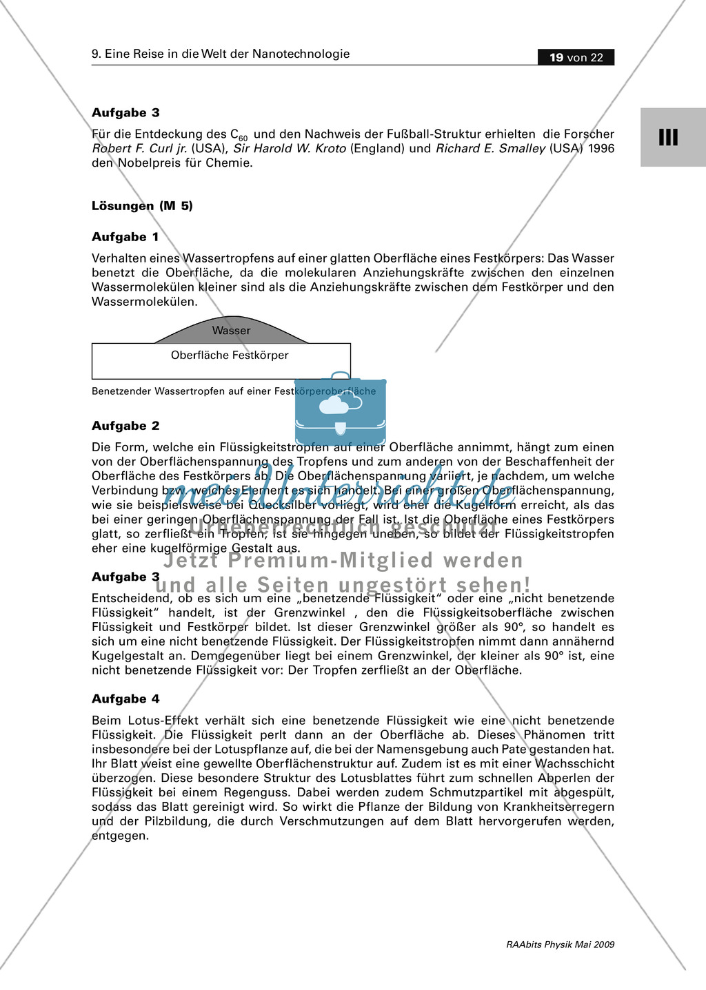 Nanotechnologie kennen lernen: Arbeitsblatt zu Fullerenen Preview 4