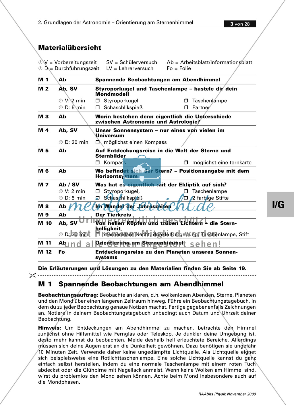 Orientierung am Sternenhimmel: Mondphasen Preview 1