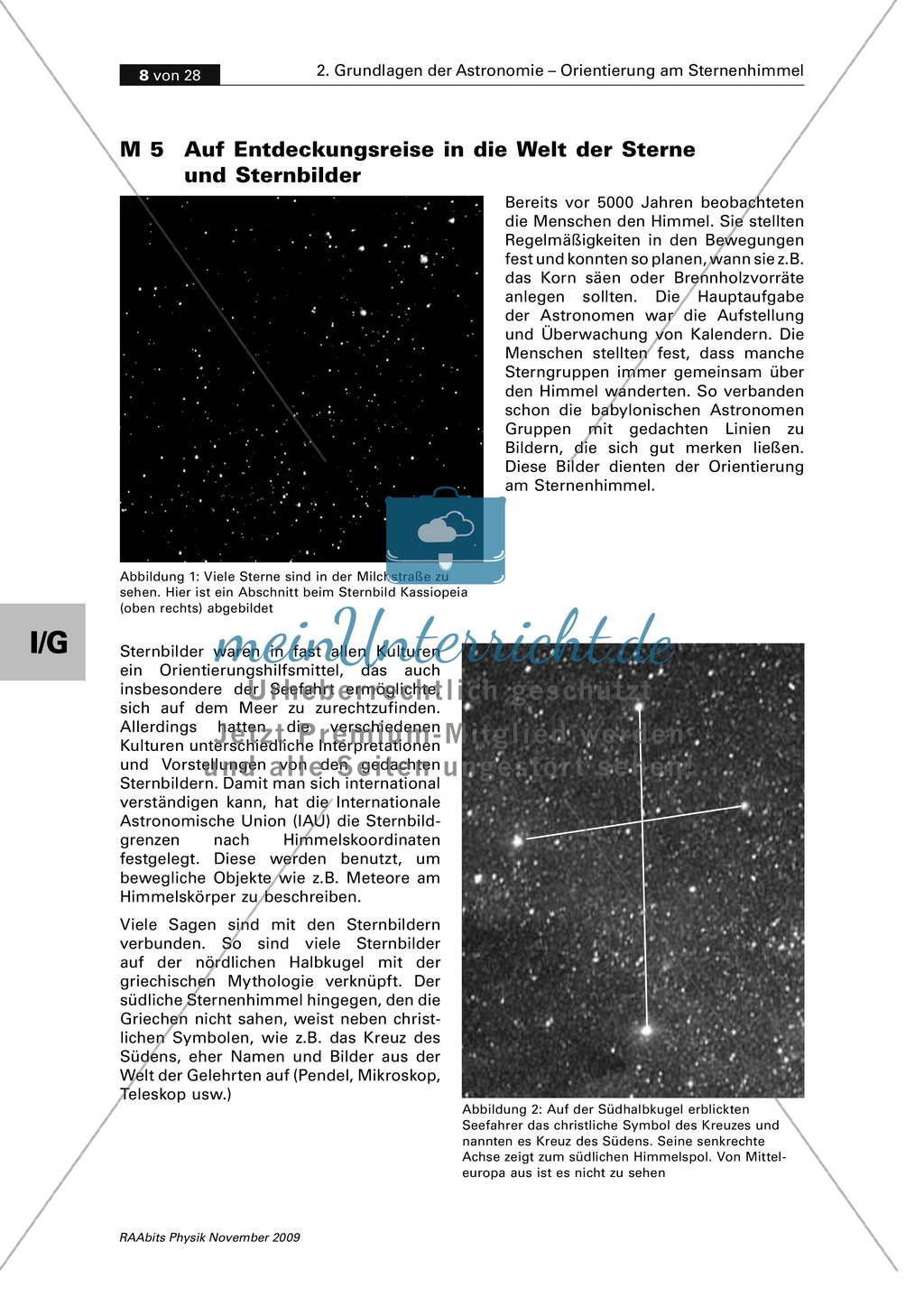 Orientierung am Sternenhimmel: Sternenbilder Preview 1
