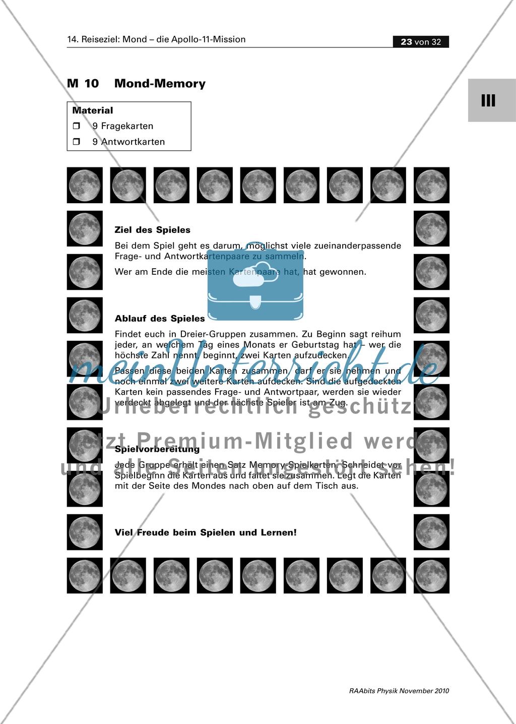 Mond-Memory / Anagramm: Erkennst du die folgenden Wörter? Preview 1