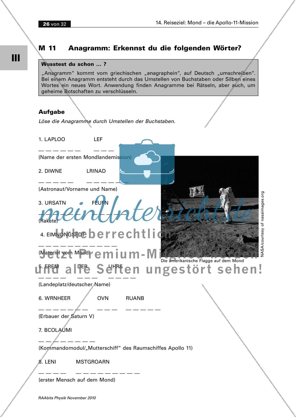 Mond-Memory / Anagramm: Erkennst du die folgenden Wörter? Preview 4