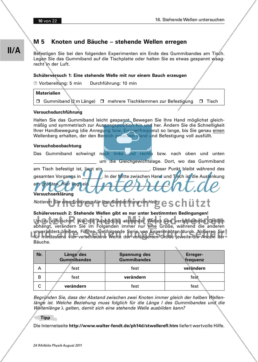 Knoten und Bäuche – stehende Wellen erregen Preview 1