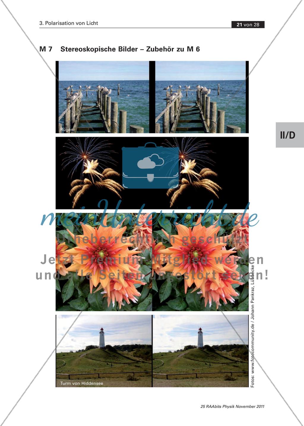 Einen 3-D-Projektor mit linearem Polarisationsfilter bauen/ Stereoskopische Bilder Preview 2