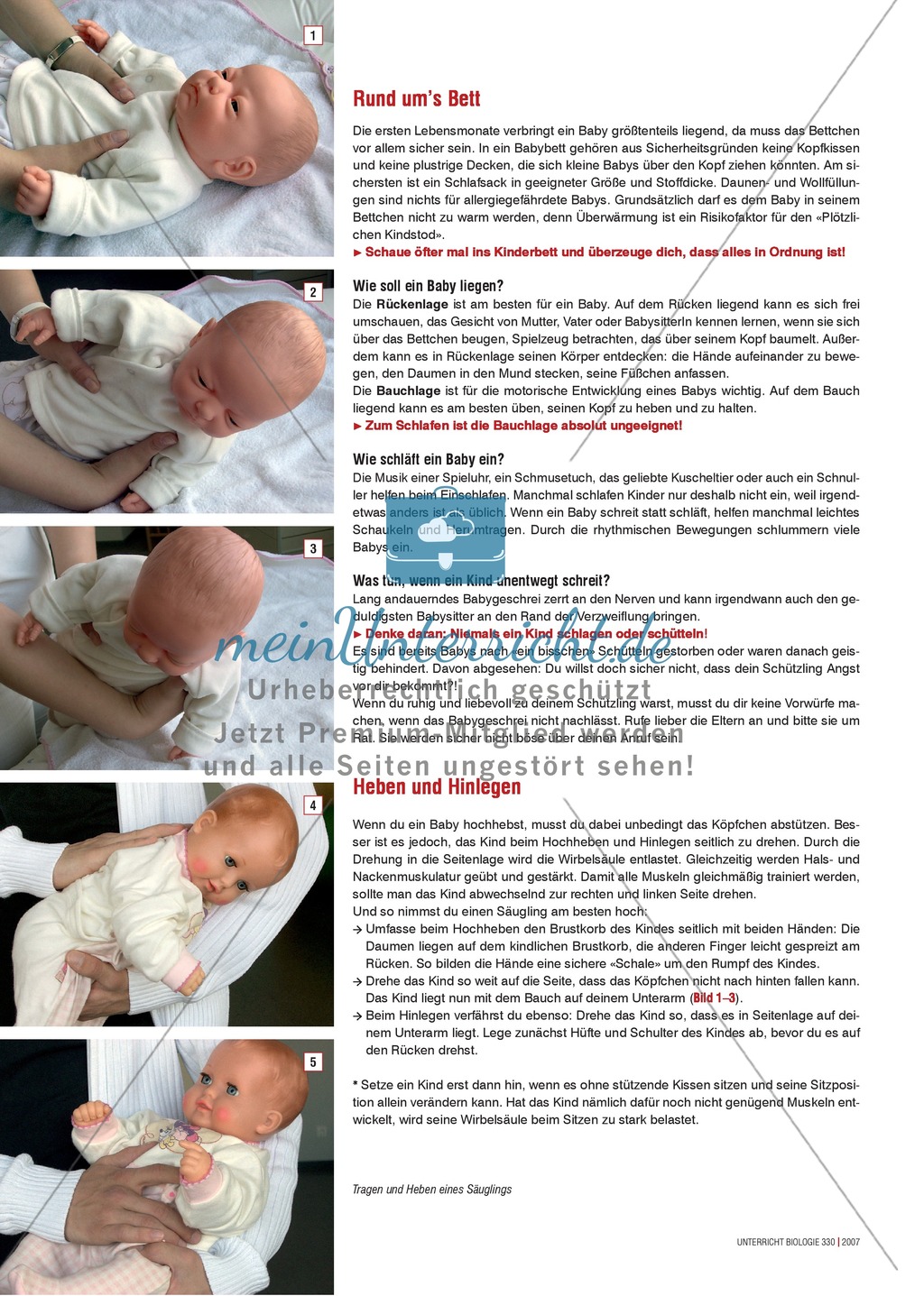 Gesundheit: Babysitter-Pass: Was muss ich beim Umgang mit Babys beachten? Preview 2