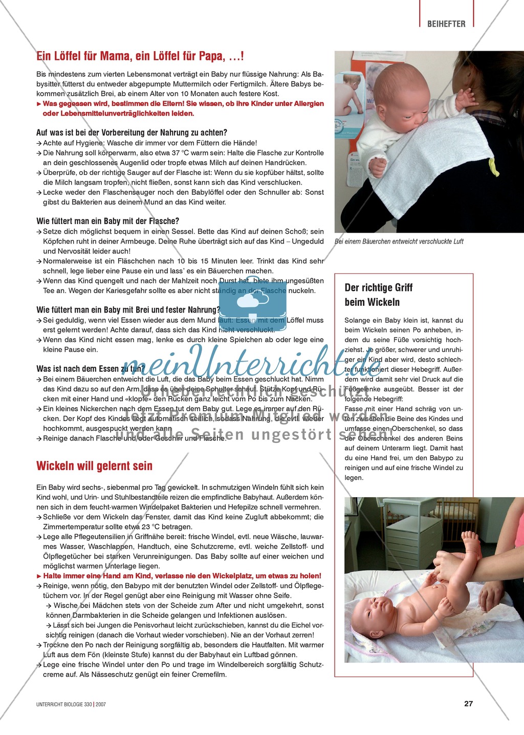 Gesundheit: Babysitter-Pass: Was muss ich beim Umgang mit Babys beachten? Preview 3