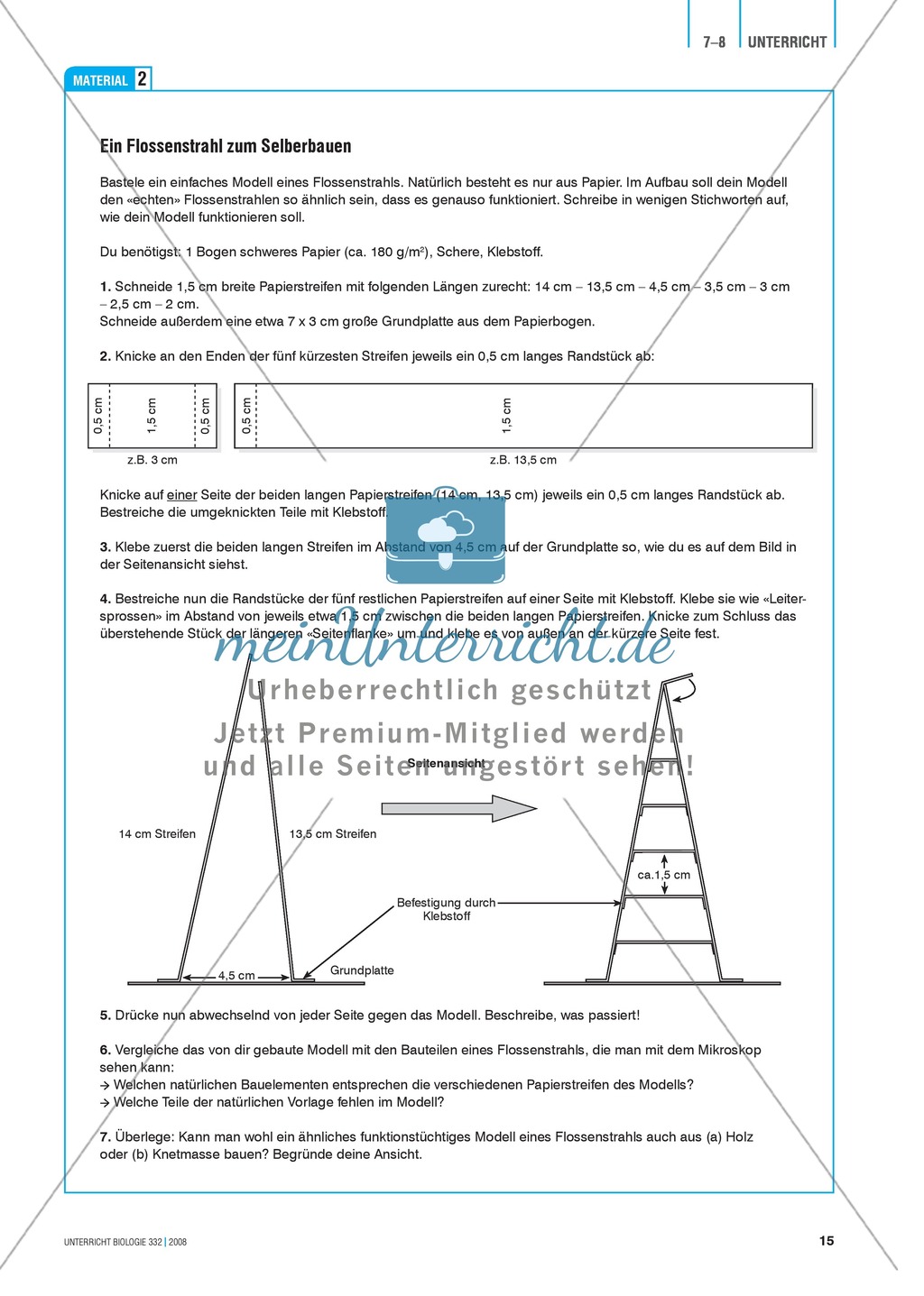 Bionik: Der Flossenstrahl-Effekt - Natur als Lösungsquelle für technische Innovation - Info-Text und Aufgaben Preview 4