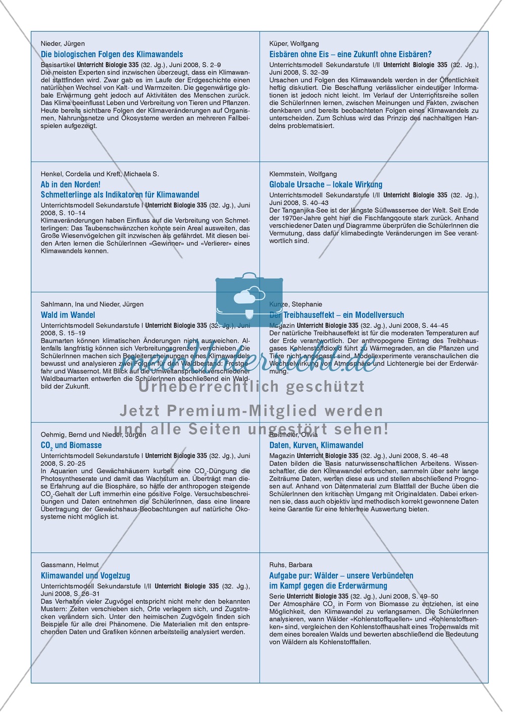Der Treibhauseffekt - ein Modellversuch Preview 3