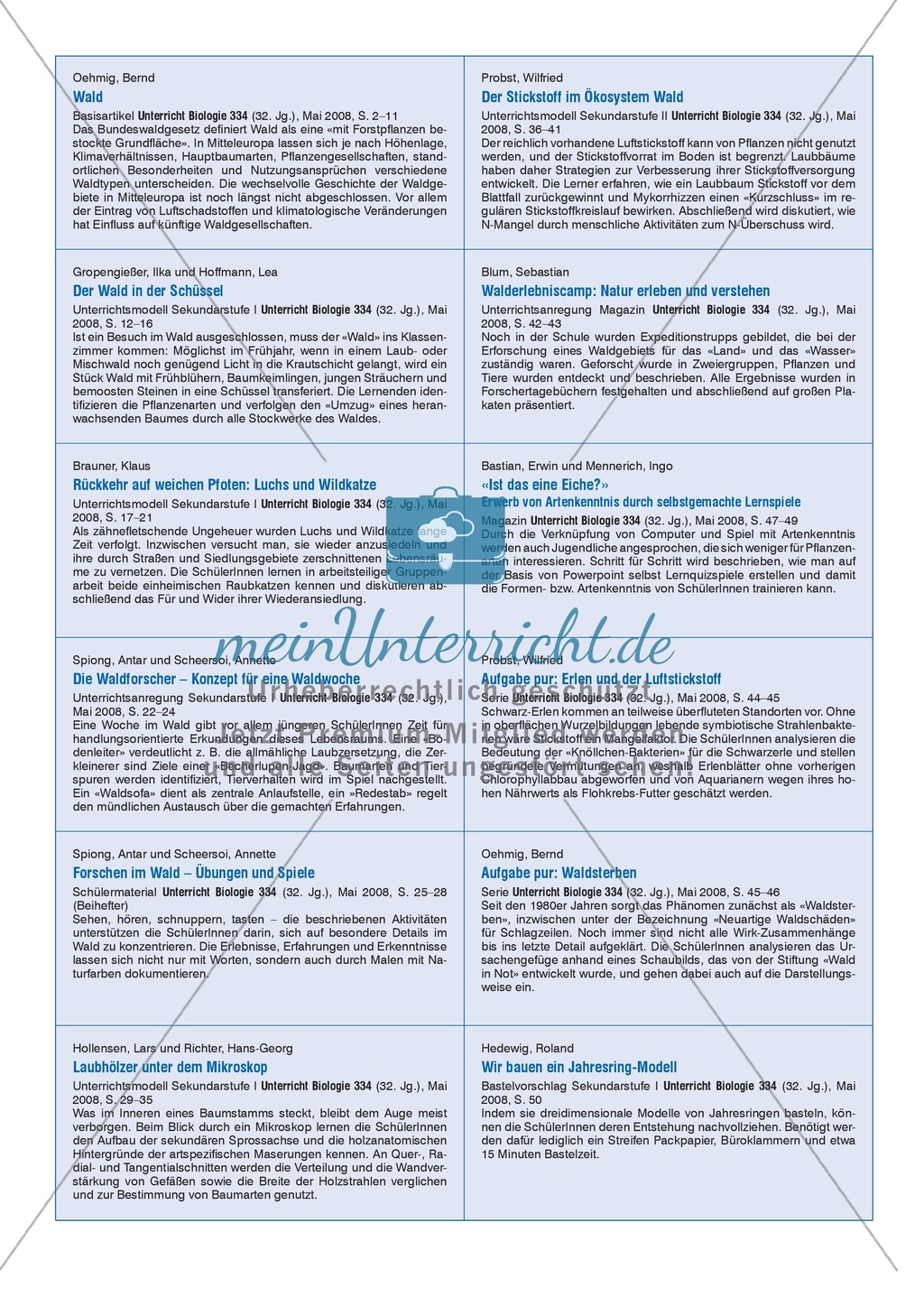 Der Stickstoff im Ökosystem Wald - Info-Text und Aufgaben Preview 7