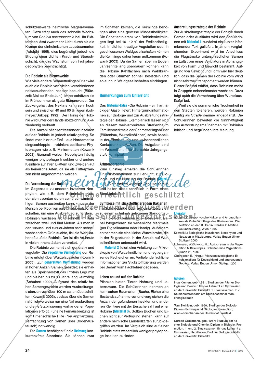 Neobiota: Die Ausbreitung der
