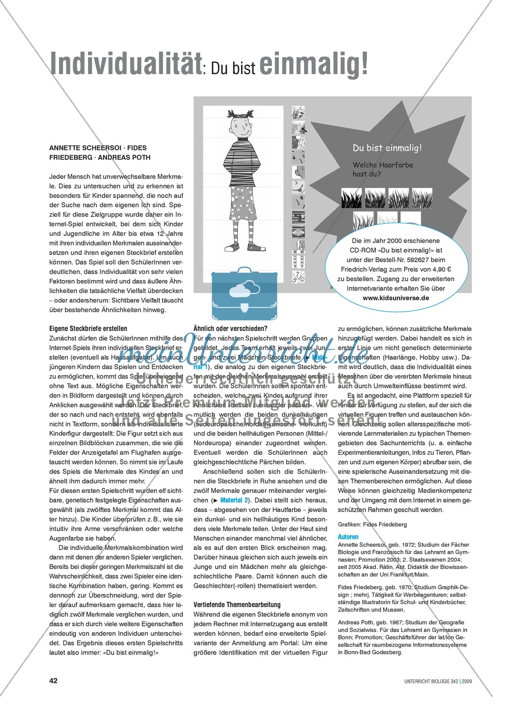 Die Vielfalt der Menschen: Individualität Preview 1