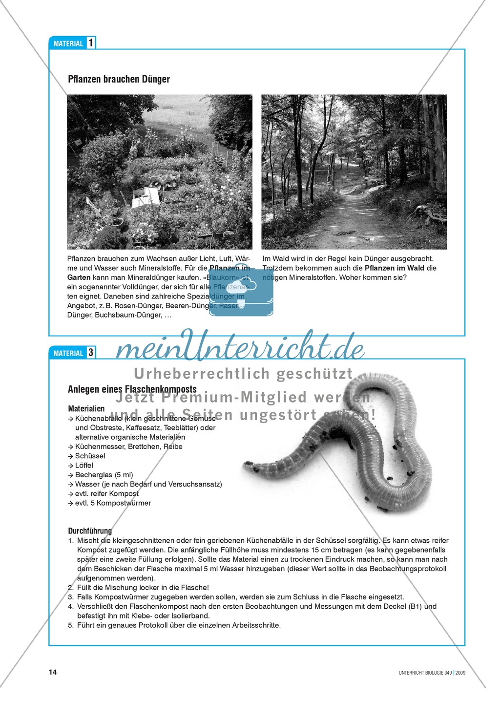 Stoffkreisläufe: Modell zur Kompostierung mittels einer Plastikflasche Preview 3