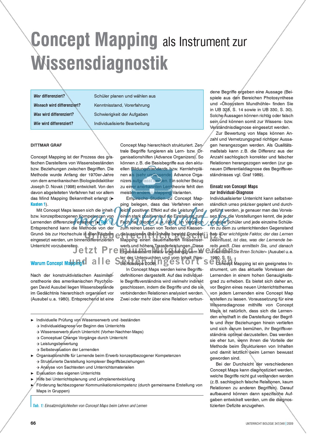 Concept-Mapping als Instrument zur Wissendiagnostik Preview 1