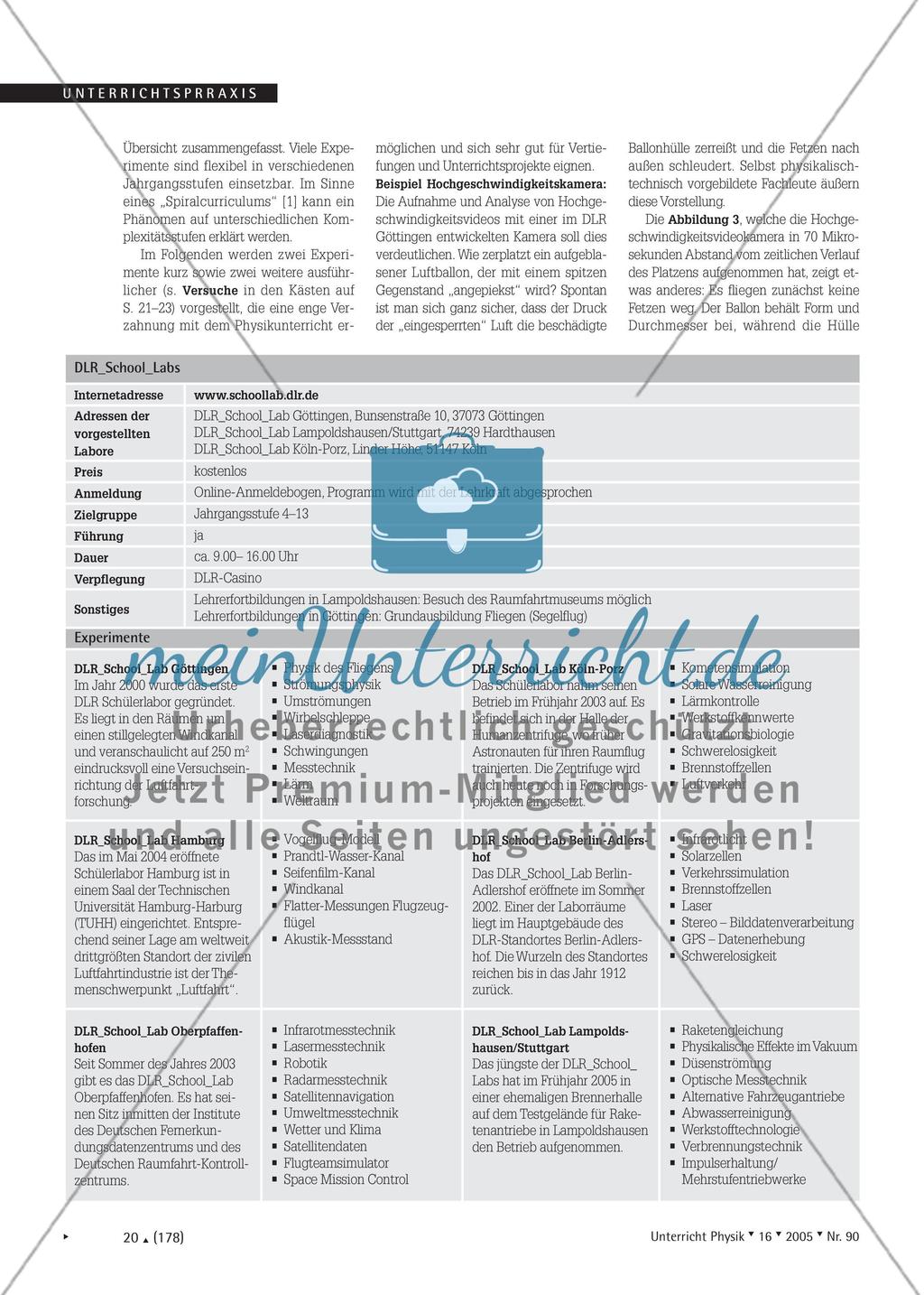 Forschung zum Anfassen und Erleben - Einblicke in die DLR_School_Labs Preview 2