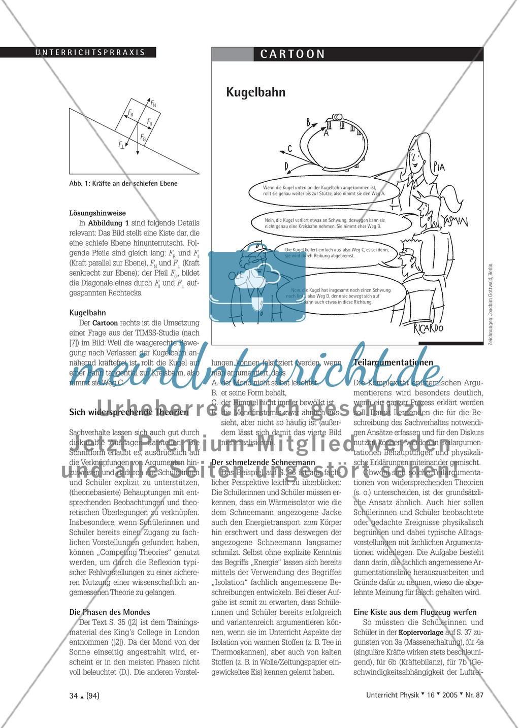 Physikalisch argumentieren lernen - Methoden zur Förderung der diskursiven Kompetenz Preview 3