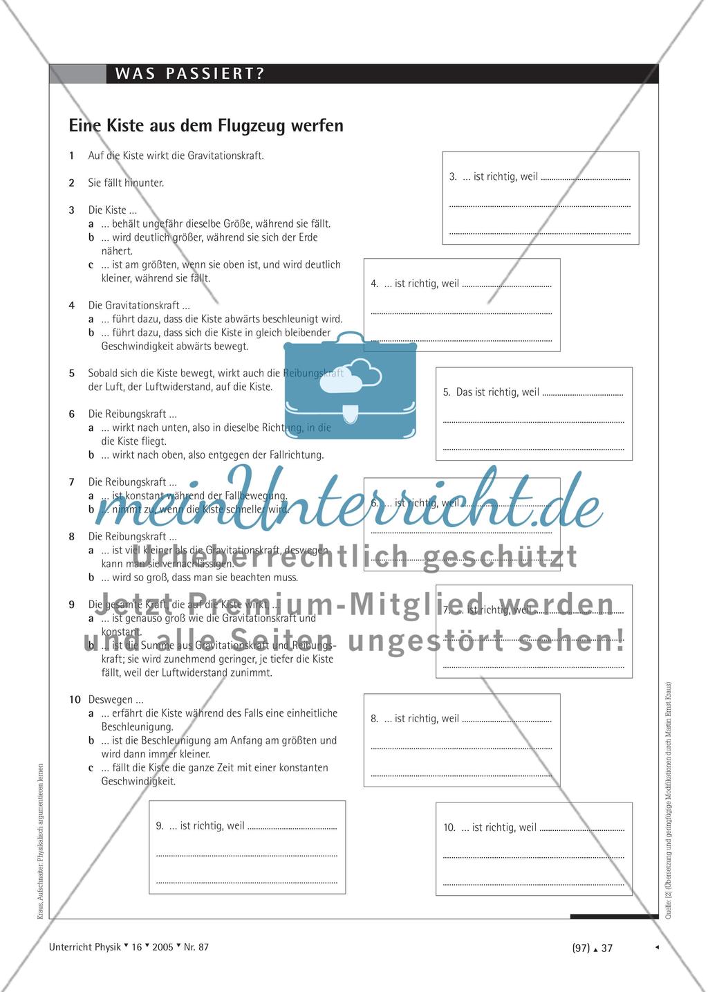 Physikalisch argumentieren lernen - Methoden zur Förderung der diskursiven Kompetenz Preview 6