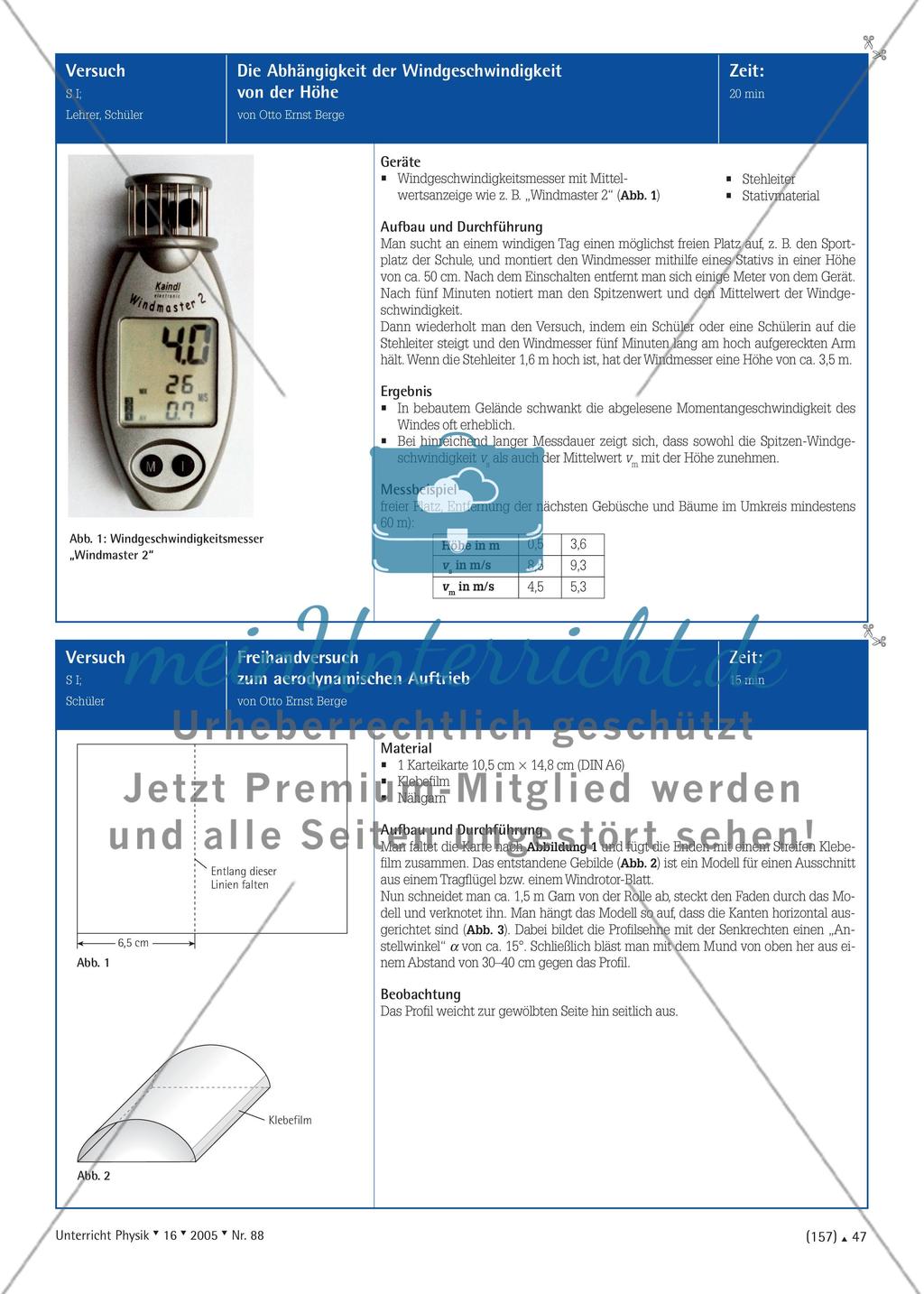 Versuchskartei Preview 1