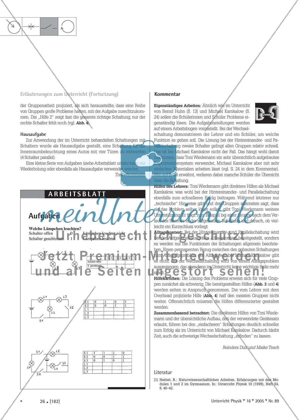Schaltungen mit Schaltern Preview 5