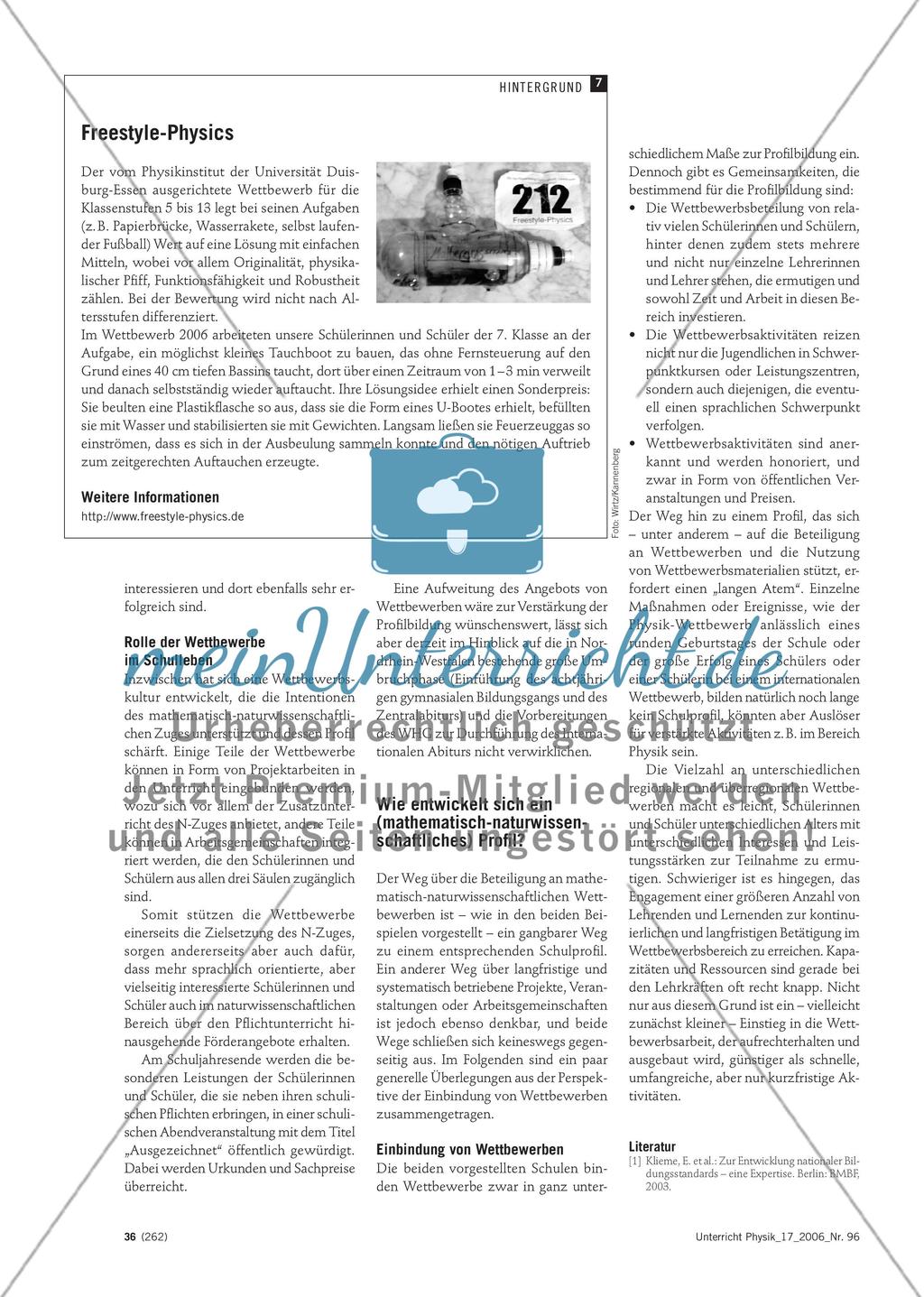 Profilbildung von Schulen durch Wettbewerbe - Zwei Schulen stellen ihre Schwerpunkte vor Preview 5