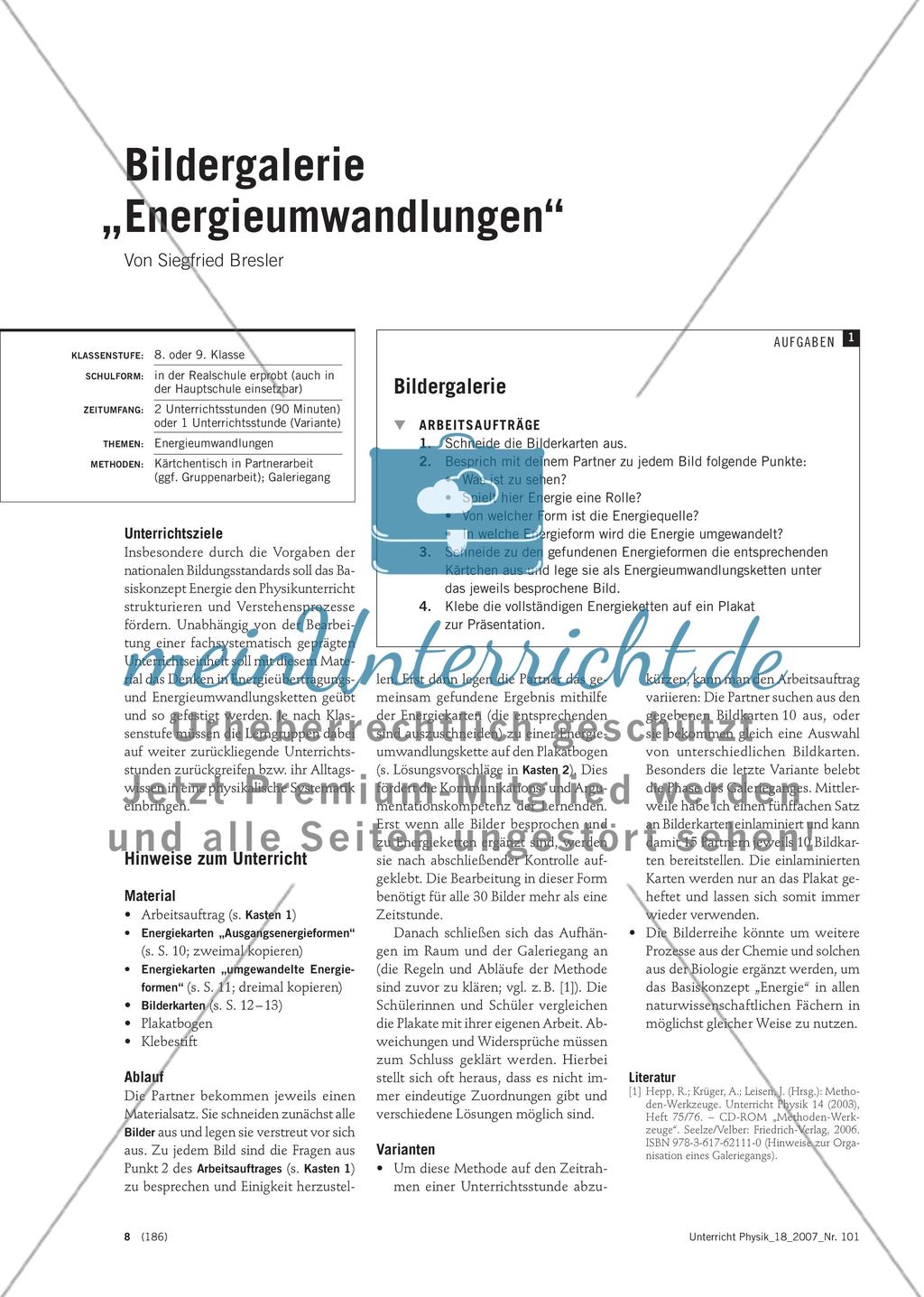 Bildergalerie Energieumwandlungen Preview 1