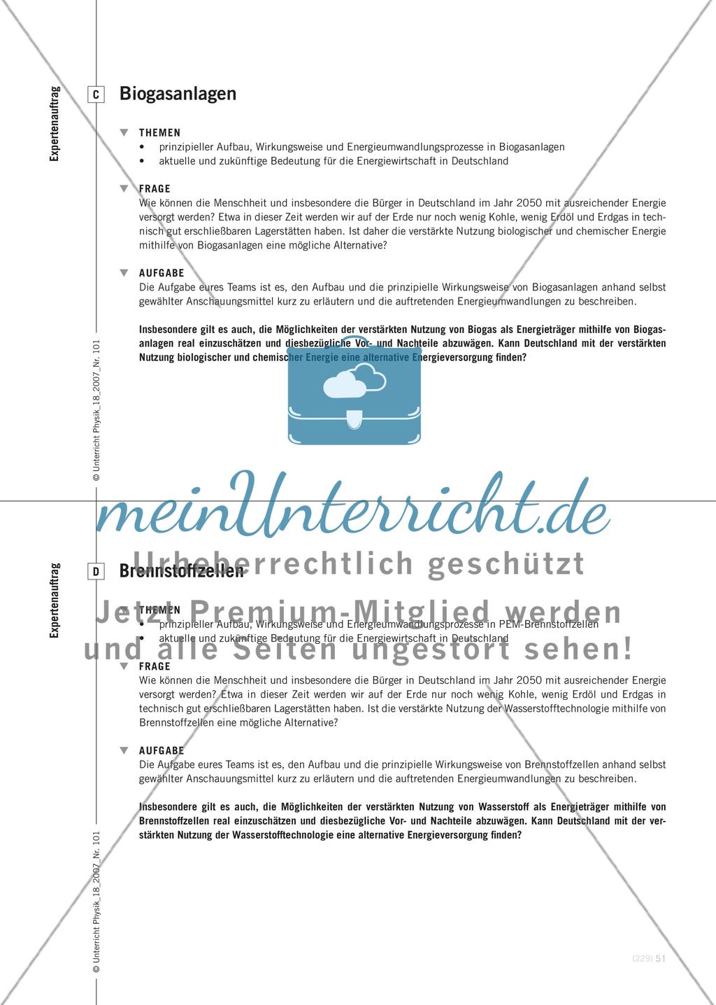 Gruppenpuzzle zum Thema Regenerative Energieträger Preview 7