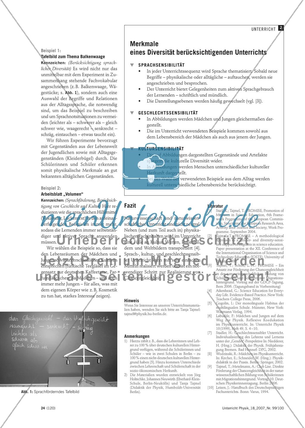 Sprachliche und kulturelle Diversität im Physikunterricht Preview 3