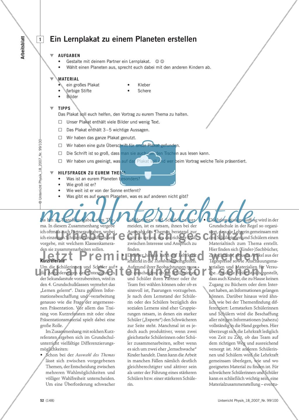 Anregungen aus der Grundschule - Differenzierung im Sachunterricht Preview 3