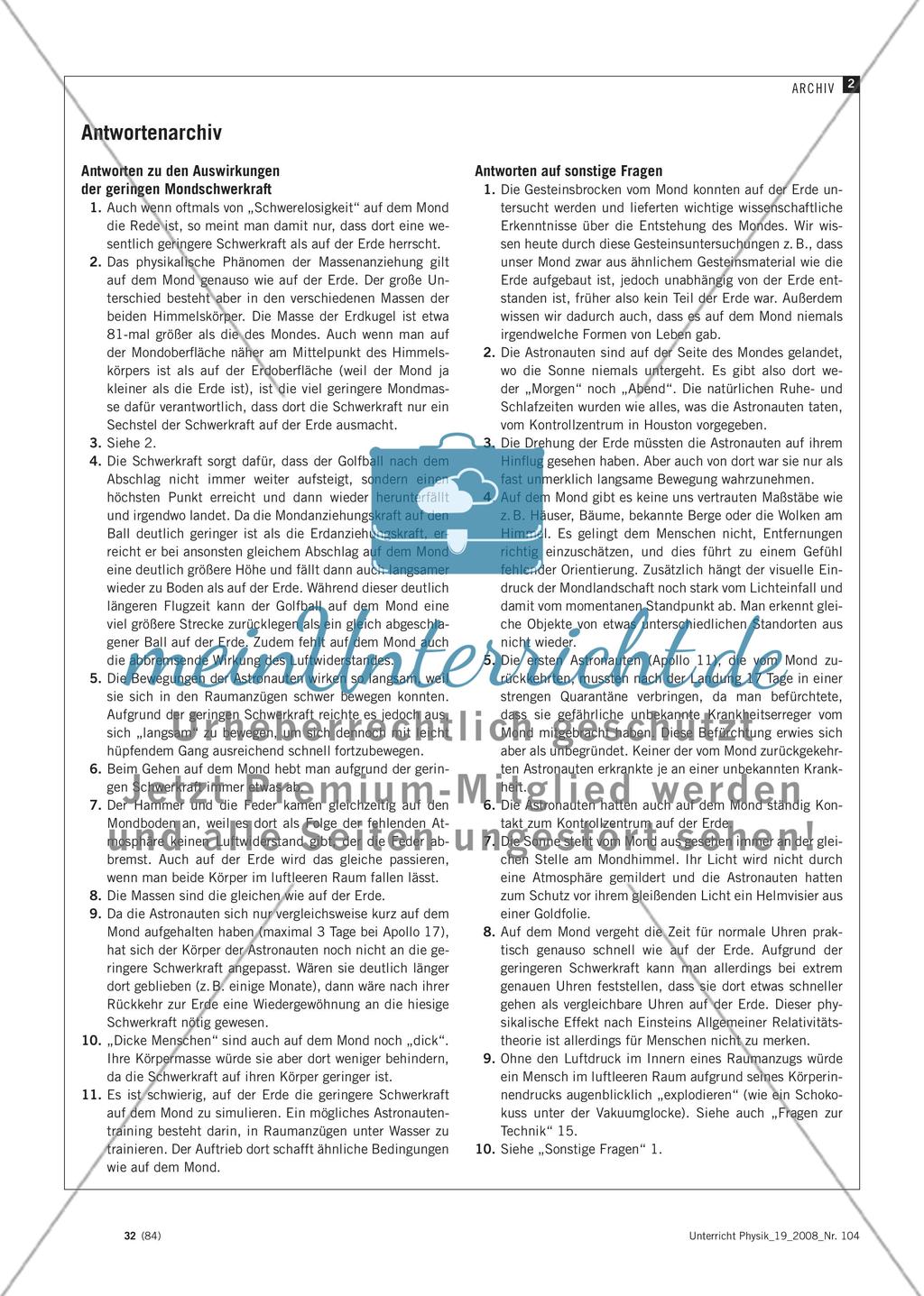 Menschen auf dem Mond - Mit Archiven attraktive Texte schreiben: Beispiel „Apollo-Mondmissionen“ Preview 5