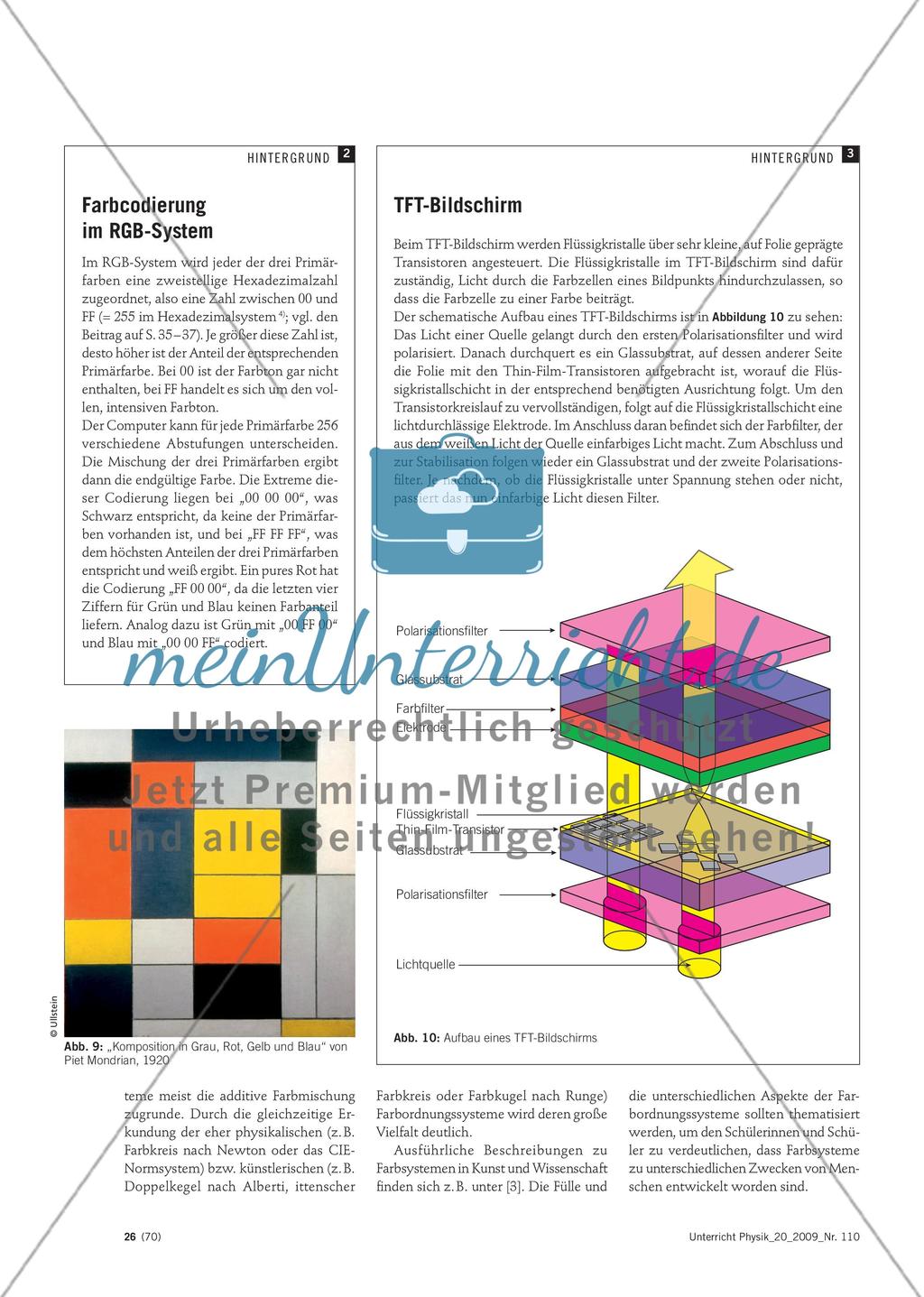 Farberlebnisse - Eine fächerverbindende Unterrichtseinheit zwischen Physik und Kunst in der Sekundarstufe I Preview 5