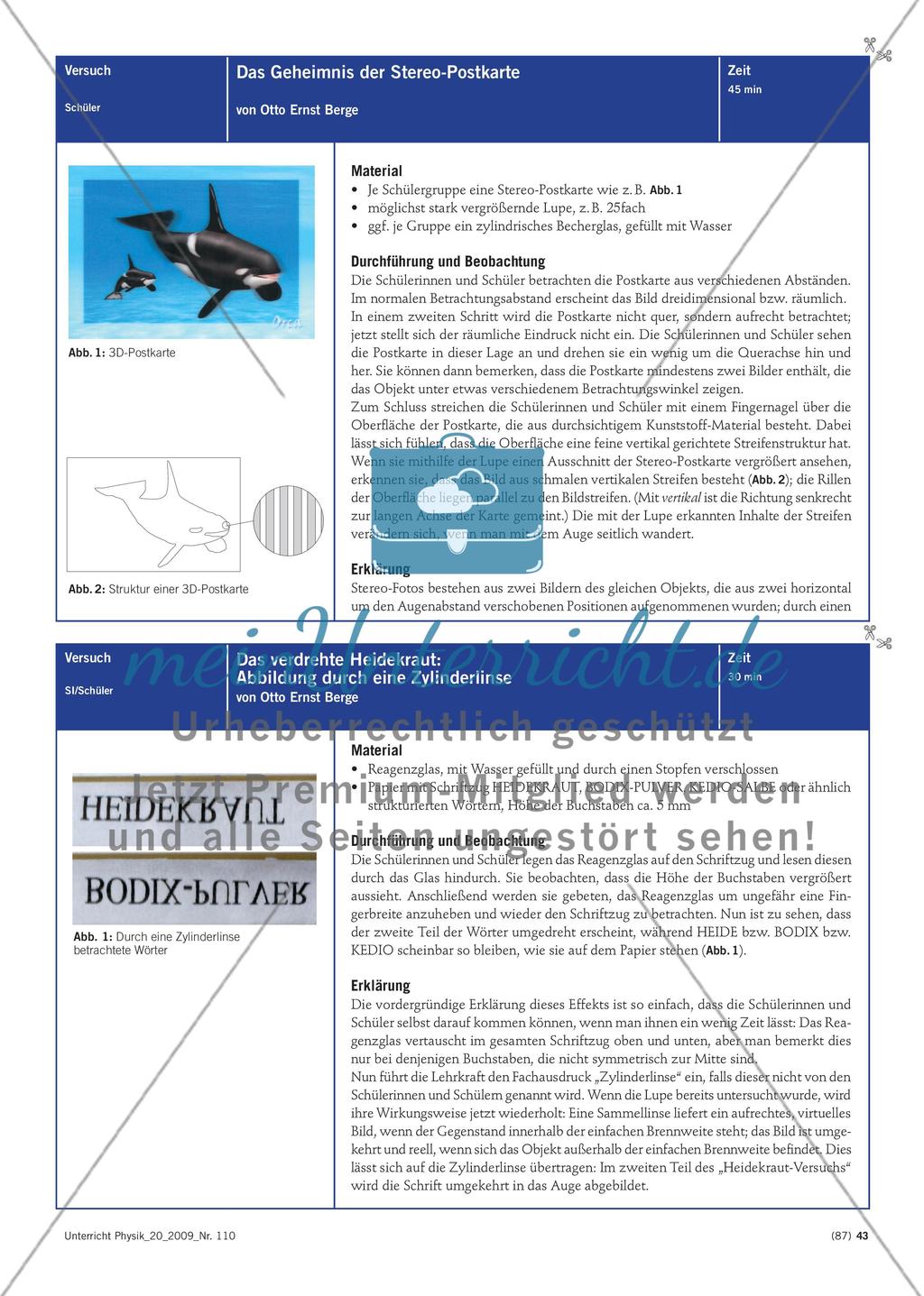 Versuchskartei Preview 1